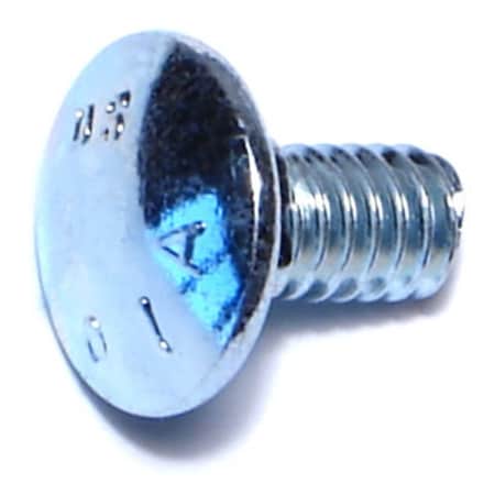 Midwest Fastener Carriage Bolt, Square Neck, 20 (Coarse), 1/2 in L, Steel, Zinc Plated, 100 PK 01049